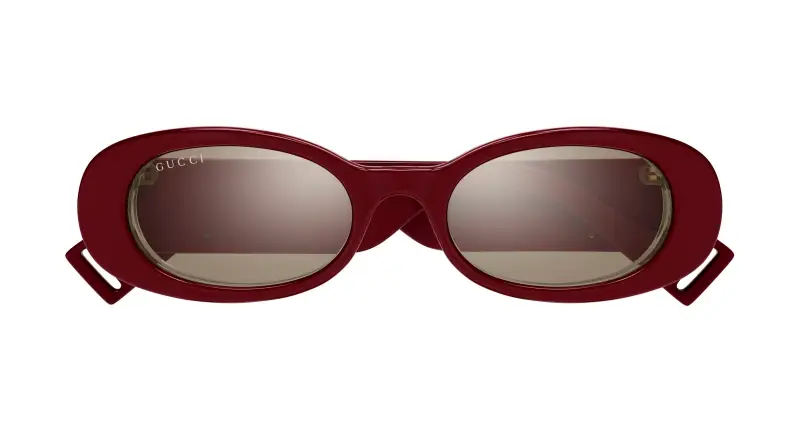Gucci Occhiali da sole Donna Bordeaux 3529839 miniatura 2