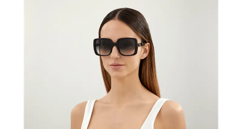 Gucci Occhiali da sole Donna Grigio 880217 miniatura 2