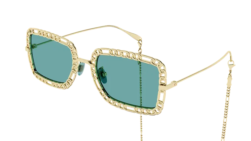 Gucci Occhiali da sole Donna Verde 848209