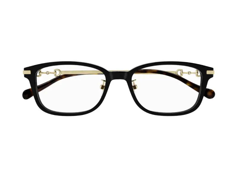 Donna GG1129OJ 001 Montature da vista Acetato Nero Squadrata miniatura 2