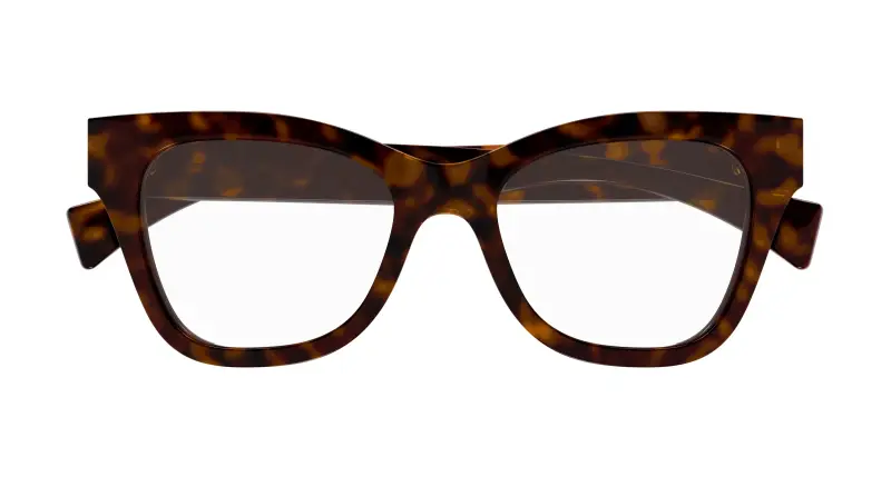 Donna GG1133O 004 Montature da vista Acetato Havana Trasparente Cat Eye miniatura 2
