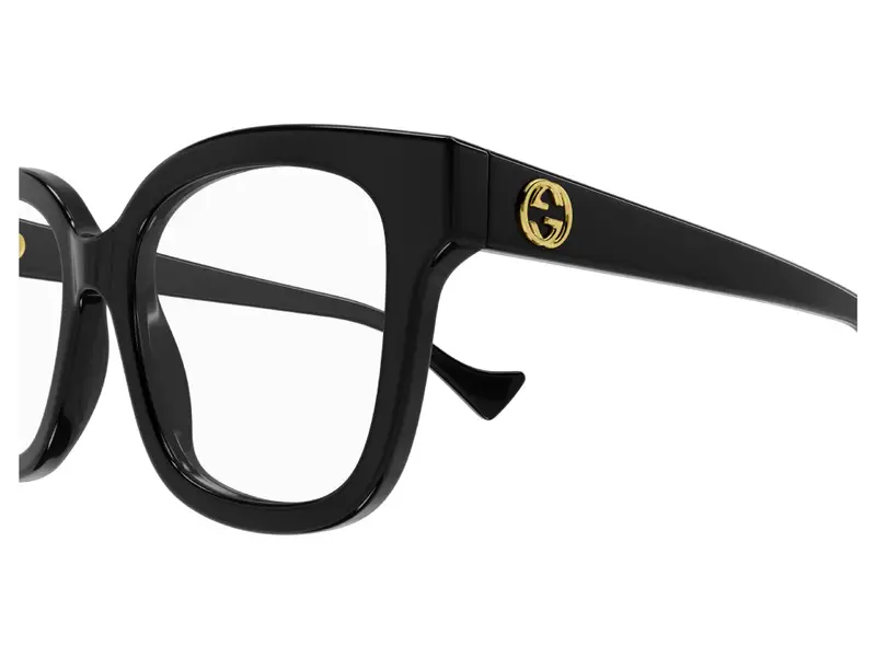 Gucci Donna GG1258O 004 Montature da vista Plastica Nero Squadrata miniatura 2