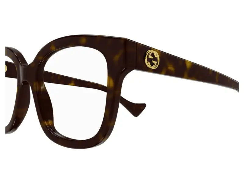 Donna GG1258O 005 Montature da vista Plastica Havana Squadrata miniatura 3