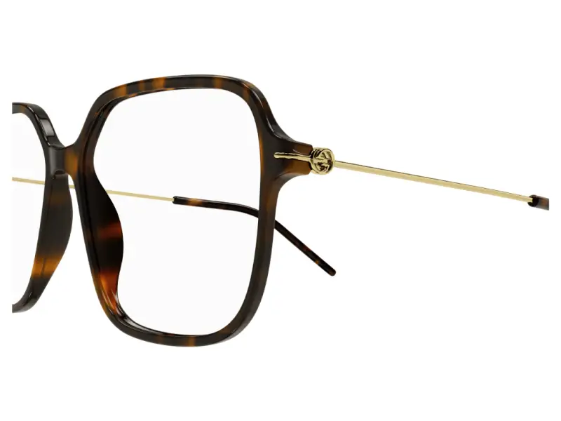 Donna GG1271O 002 Montature da vista Plastica Havana Squadrata miniatura 3