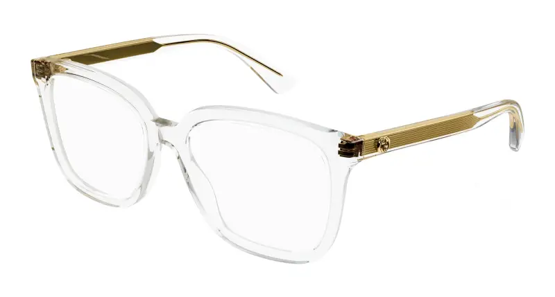 Donna GG1319O 003 Montature da vista Acetato Trasparente Squadrata