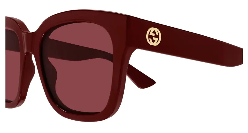 Gucci Occhiali da sole Donna Bordeaux 3529838 miniatura 3