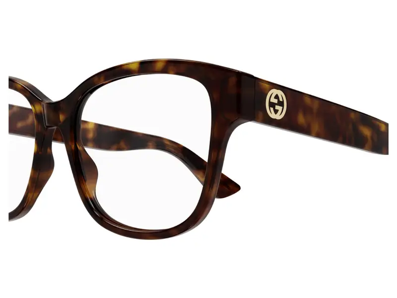 Gucci Donna GG1340O 002 Montature da vista Plastica Havana Squadrata miniatura 2