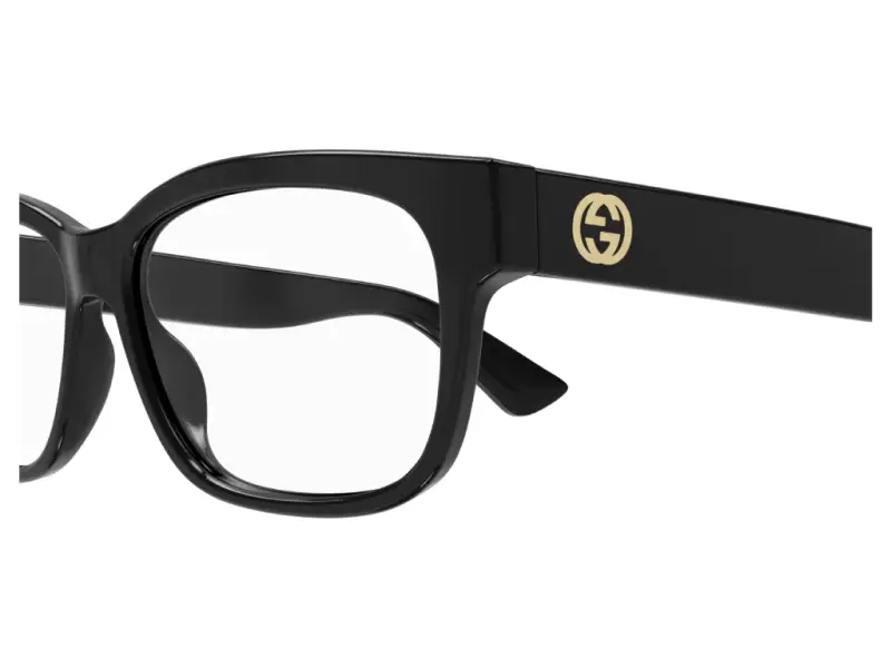 Donna GG1341O 001 Montature da vista Plastica Nero Squadrata miniatura 3