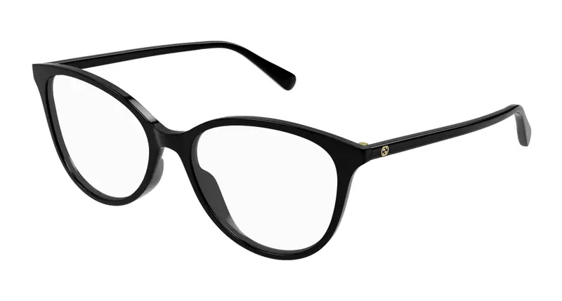 Gucci Donna GG1359O 001 Montature da vista Plastica Nero Cat Eye