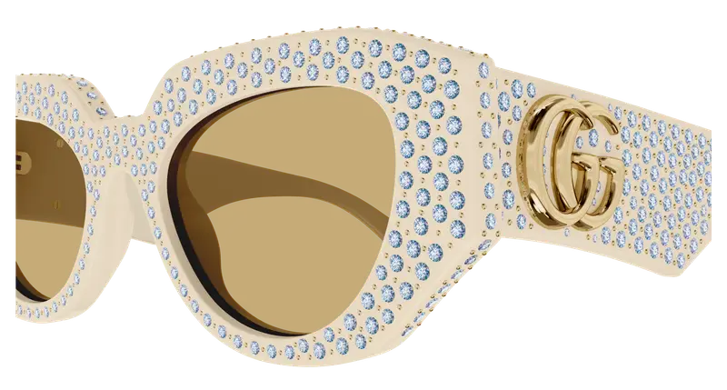 Gucci Occhiali da sole Donna Marrone 853873 miniatura 2