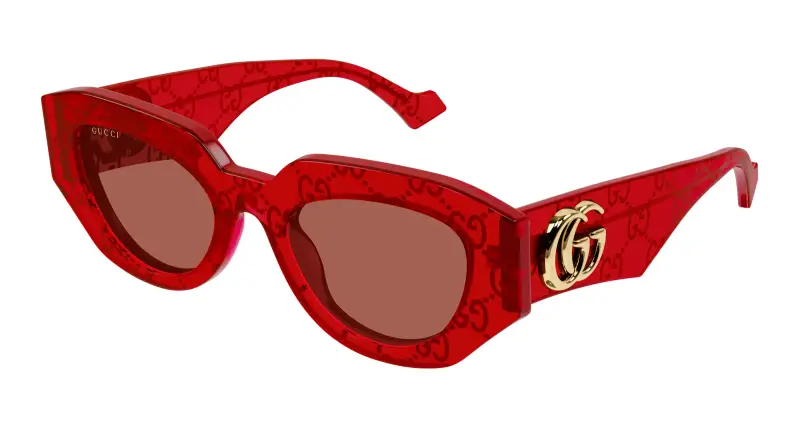 Gucci Occhiali da sole Donna Rosso 3534659