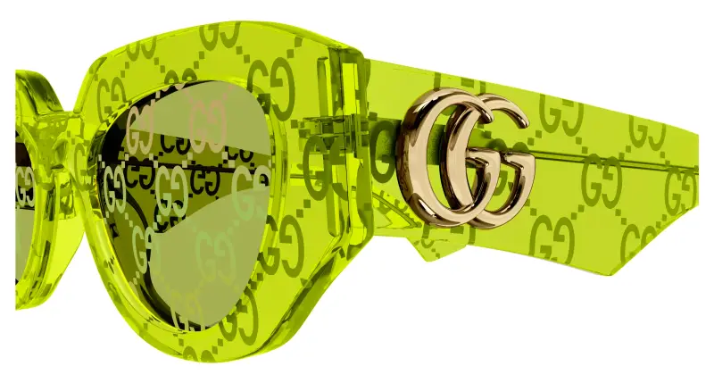 Gucci Occhiali da sole Donna Verde 3535319 miniatura 3