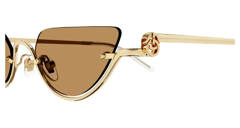 Gucci Occhiali da sole Donna Marrone 880251 miniatura 2