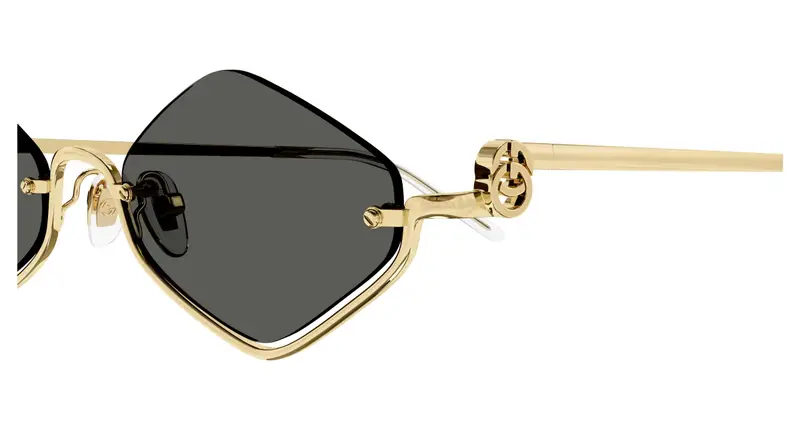 Gucci Occhiali da sole Donna Grigio 880049 miniatura 2