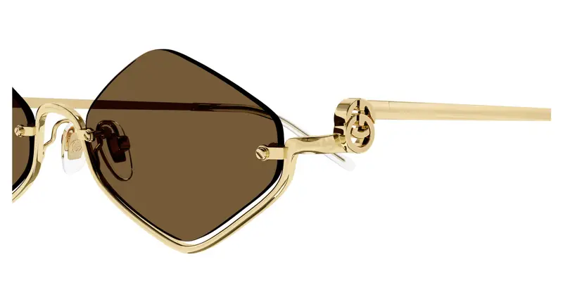 Gucci Occhiali da sole Donna Marrone 880270 miniatura 2