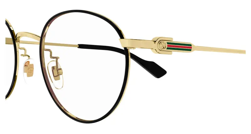 Donna GG1613OJ 001 Montature da vista Metallo Oro Trasparente Rotonda miniatura 3