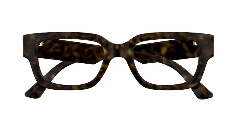Donna GG1666O 003 Montature da vista Acetato Havana Trasparente Cat Eye miniatura 2