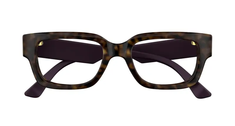 Donna GG1666O 004 Montature da vista Acetato Havana Trasparente Cat Eye miniatura 2