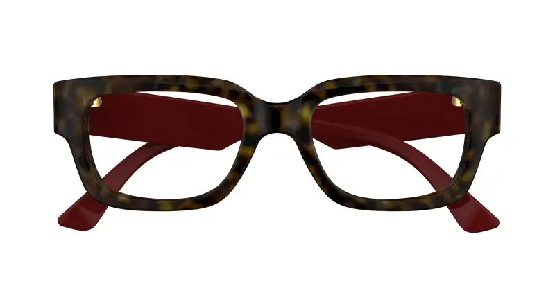 Donna GG1666O 006 Montature da vista Acetato Havana Trasparente Cat Eye miniatura 2