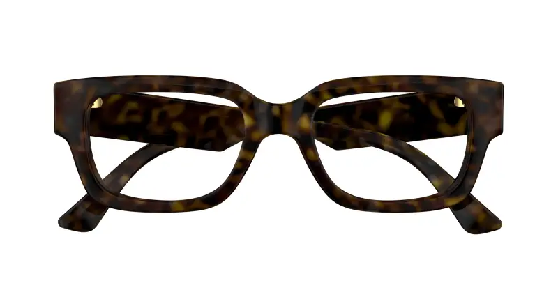 Donna GG1666O 007 Montature da vista Acetato Havana Trasparente Cat Eye miniatura 2