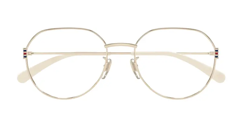 Donna GG1675OK 004 Montature da vista Metallo Oro Trasparente Rotonda miniatura 2