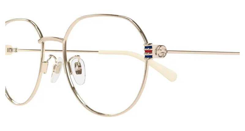 Donna GG1675OK 004 Montature da vista Metallo Oro Trasparente Rotonda miniatura 3