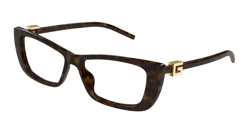 Gucci Donna GG1682O 003 Montature da vista Iniettato Havana Trasparente Cat Eye