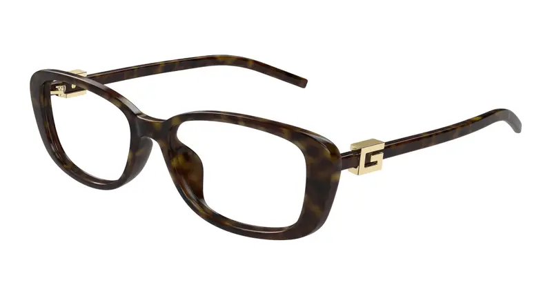 Gucci Donna GG1685OK 003 Montature da vista Iniettato Havana Trasparente Squadrata
