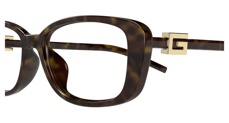 Gucci Donna GG1685OK 003 Montature da vista Iniettato Havana Trasparente Squadrata miniatura 2