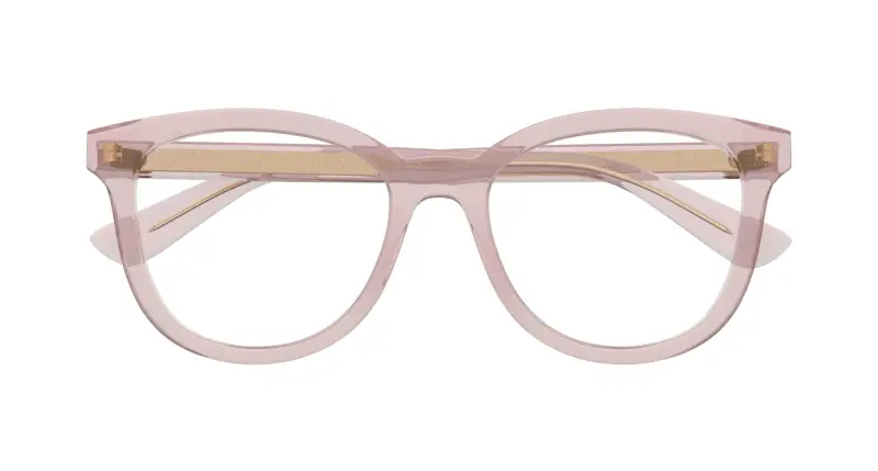 Donna GG1687O 003 Montature da vista Acetato Rosa Trasparente Cat Eye miniatura 2