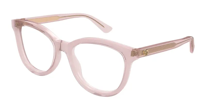 Donna GG1687O 003 Montature da vista Acetato Rosa Trasparente Cat Eye