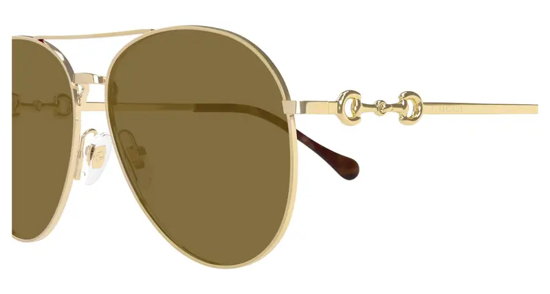 Gucci Occhiali da sole Donna Marrone 880454 miniatura 2