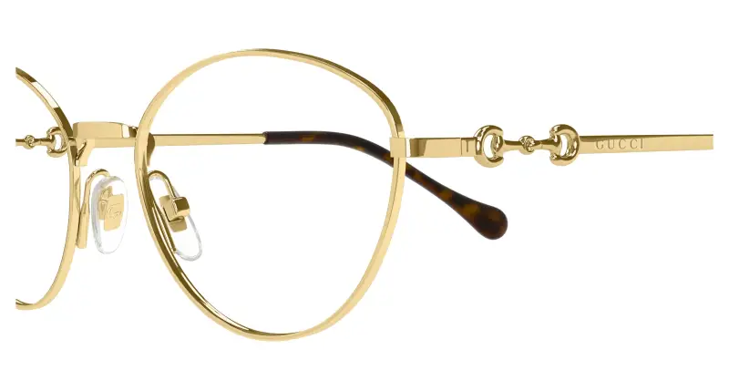 Donna GG1699O 001 Montature da vista Metallo Oro Trasparente Cat Eye miniatura 3