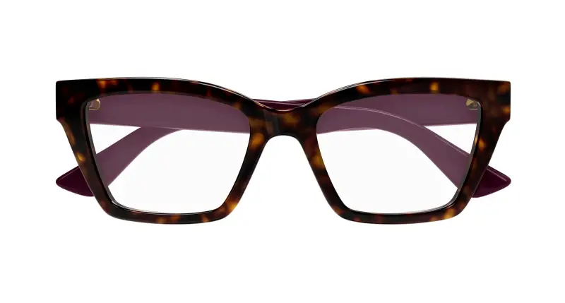 Donna GG1715O 007 Montature da vista Iniettato Havana Trasparente Cat Eye miniatura 2