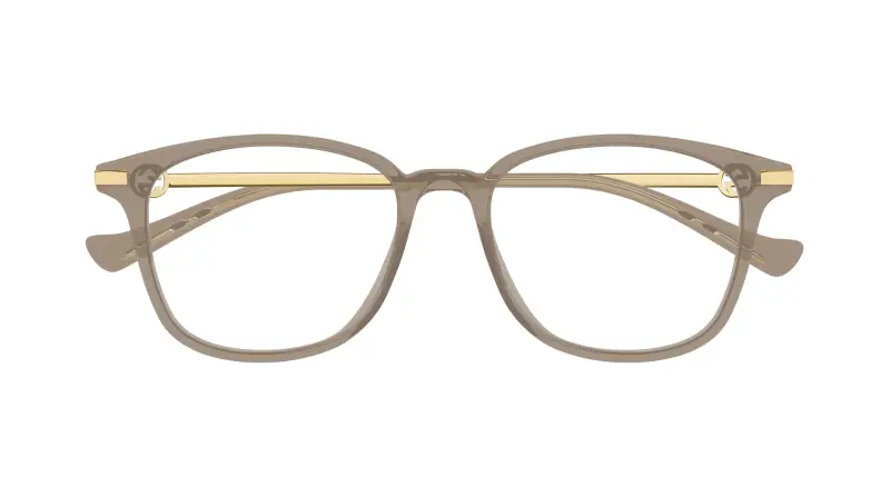 Donna GG1745OA 002 Montature da vista Acetato Marrone Trasparente Rotonda miniatura 2