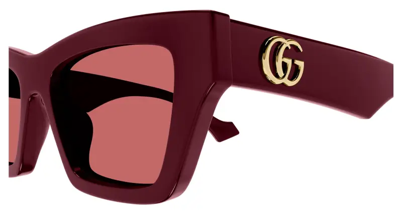Gucci Occhiali da sole Donna Bordeaux 3529835 miniatura 3