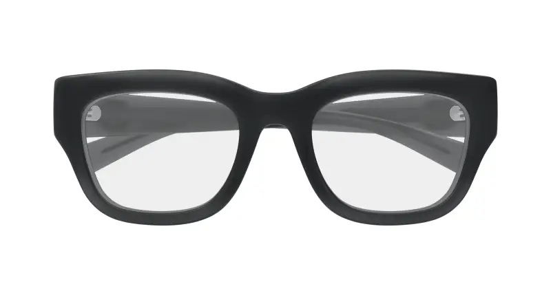 Donna GG1785O 001 Montature da vista Iniettato Grigio Trasparente Squadrata miniatura 2