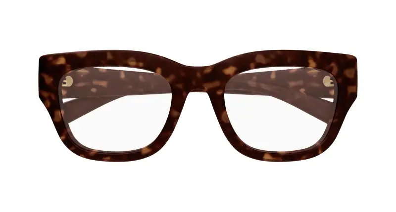 Donna GG1785O 002 Montature da vista Iniettato Havana Trasparente Squadrata miniatura 2