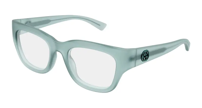 Donna GG1785O 004 Montature da vista Iniettato Verde Trasparente Squadrata