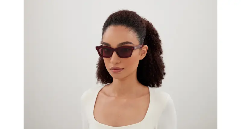 Gucci Occhiali da sole Donna Rosso 881010 miniatura 3