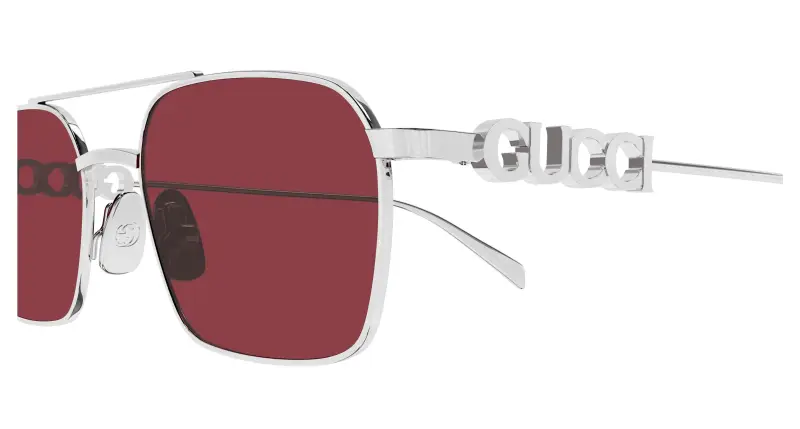 Gucci Occhiali da sole Donna Argento 3396743 miniatura 3