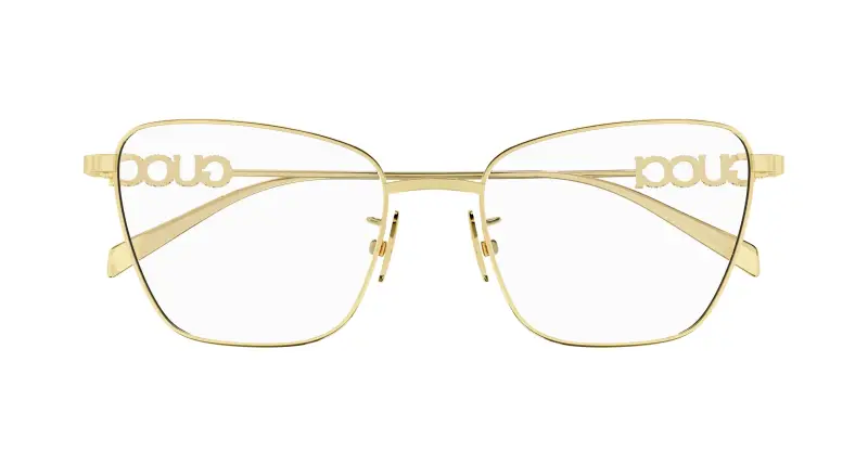 Donna GG1807O 001 Montature da vista Metallo Oro Trasparente Farfalla miniatura 2