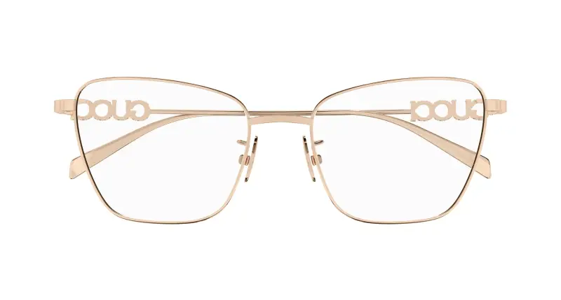 Donna GG1807O 002 Montature da vista Metallo Oro Trasparente Farfalla miniatura 2