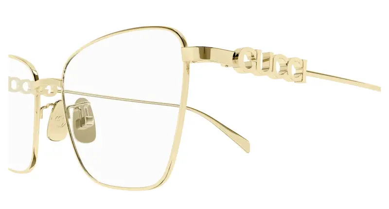 Donna GG1807O 003 Montature da vista Metallo Oro Trasparente Farfalla miniatura 3