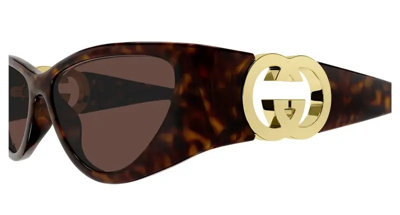 Gucci Occhiali da sole Donna Marrone 3530555 miniatura 3