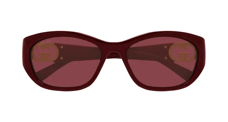Gucci Occhiali da sole Donna Bordeaux 3529833 miniatura 2