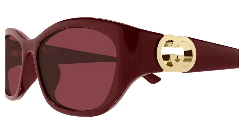 Gucci Occhiali da sole Donna Bordeaux 3529833 miniatura 3
