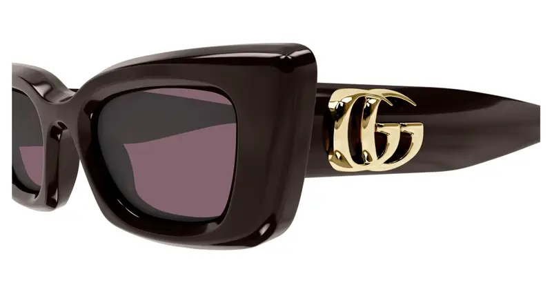 Gucci Occhiali da sole Donna Marrone 880865 miniatura 2