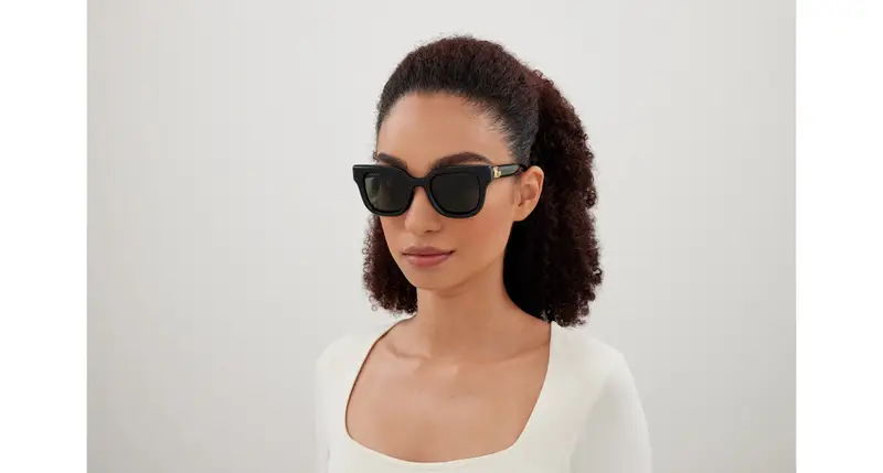 Gucci Occhiali da sole Donna Grigio 880787 miniatura 3