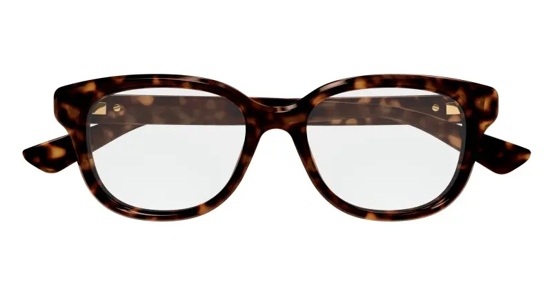 Donna GG1833OK 002 Montature da vista Iniettato Havana Trasparente Squadrata miniatura 2
